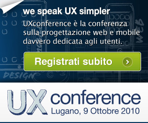Registrati alla UX Conference!